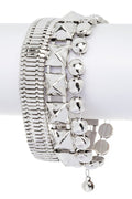 Mix Coil Chain Fashion Bracelet