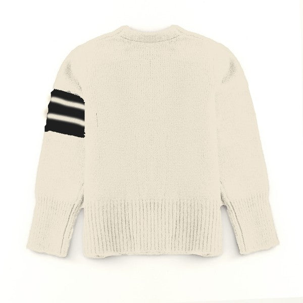 Knit button front cardigan