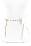 Large Bow Tie Fashion Chain Belt