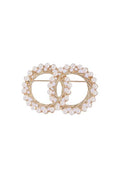 Vintage Double Circle Brooch