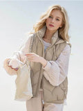 Puffer vest with Hoodie 
