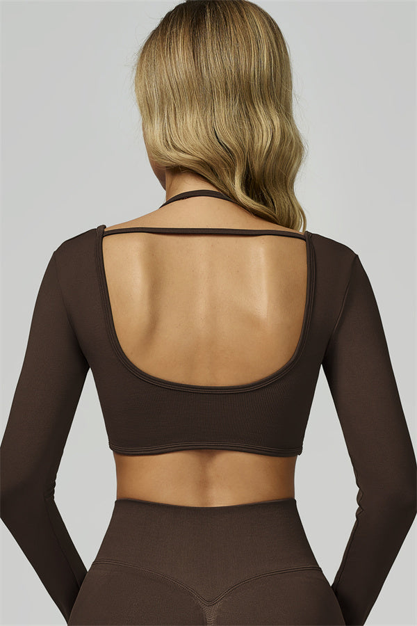 The Prime Long Sleeve Crop Top Leggings 2-Piece Set