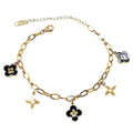 Clovers Star Chain Stainless Steel Bracelet