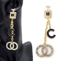Perfume Infinity Double O Five Dangle Earrings
