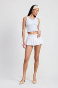 PLEATED MINI SKORT