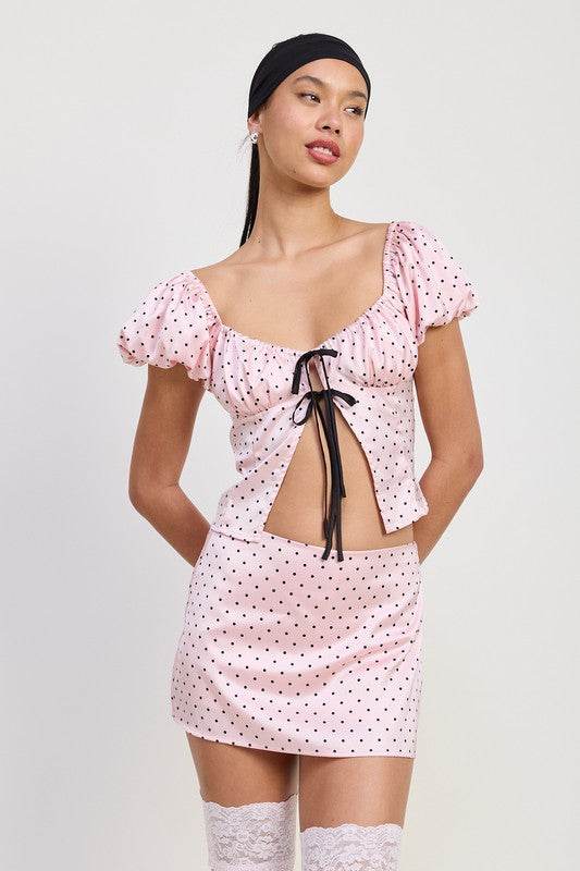 MINI POLKA DOT SKORT