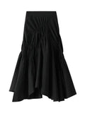 Ruffled layered skirt