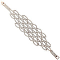 Oval Cloud Dazzling Rhinestone Link Bracelet