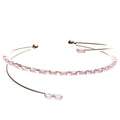 Simple Radiant Cubic Zirconia Spring Wrap Bracelet
