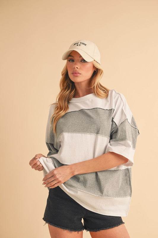 Polly Color Block Top