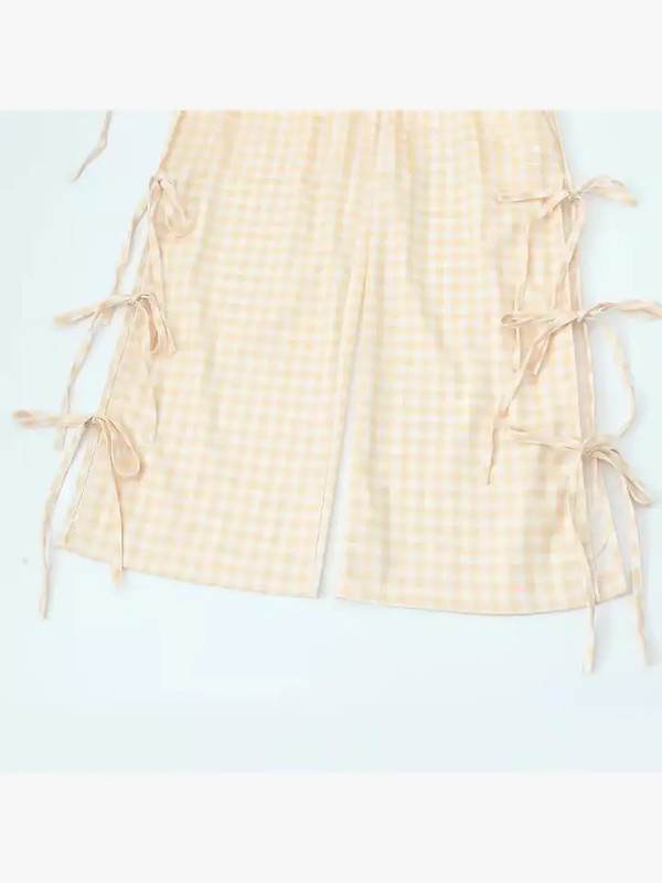 Side Bow Tie Pants