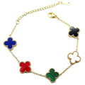Small Clover Chain Stainless Steel Bracelet