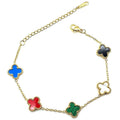Big Clover Chain Stainless Steel Bracelet