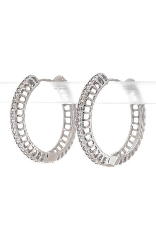 Cubic Zirconia Iconic Earrings