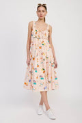 BABYDOLL POPLIN MAXI DRESS