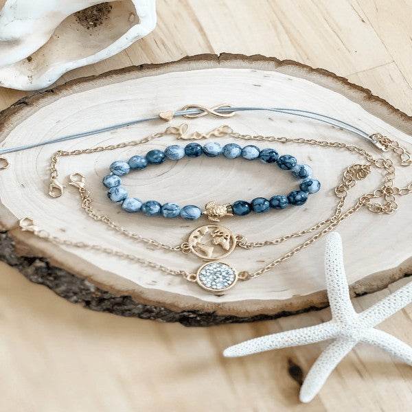 Ocean World 5-Piece Bracelet Set