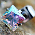 Pair of 316L Stainless Steel Aurora Borealis