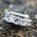 316L Stainless Steel Cascading CZ Cartilage