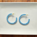 Camy Hoops - Turquoise