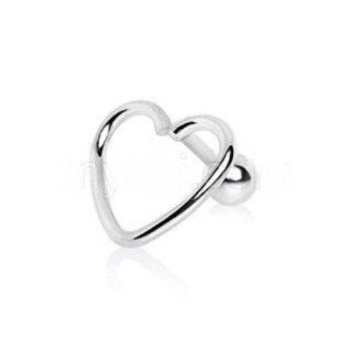 316L Stainless Steel Love Struck Heart Cartilage