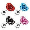 Metallic Rose Cartilage Earring