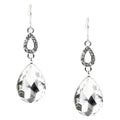 Bold Dangle Teardrop Stone Dangle Earrings