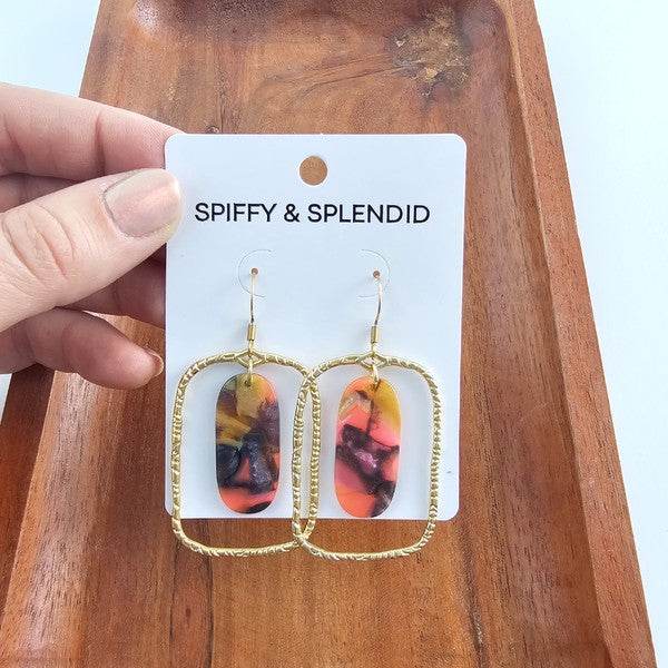 Madison Earrings - Bird of Paradise