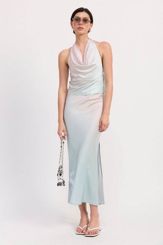 BIAS MAXI SKIRT