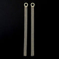 Long Tassel Waterfall Chunky Chain Earrings