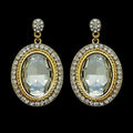 Elegant Bold Baroque Rhinestone Earrings