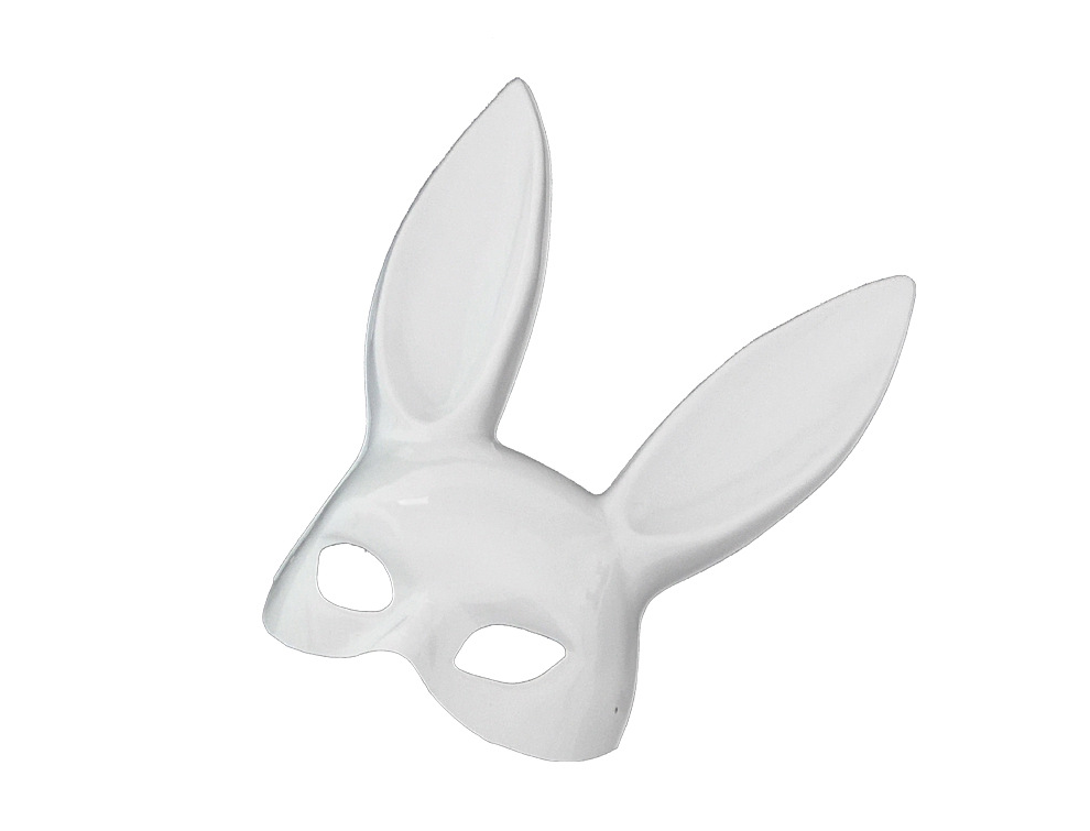 Fashion Black Rabbit Ear Half Face Mask