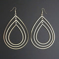 70mm 100mm Multi Size Pear Dangle Earrings