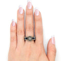 Greek Key Medallion on Epoxy Ring