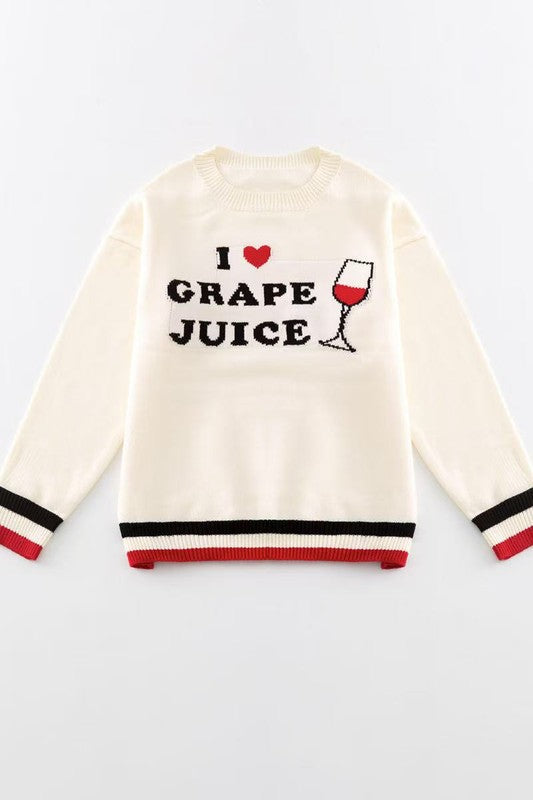 Grape Juice Sweater