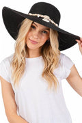 Sea Shell Rope Hat Band Floppy Sun Hat