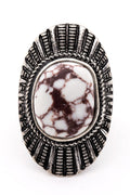 Western Statement Stone Ring