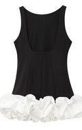 Ruffle trim dress