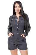 WOMEN FASHION DEMIN ROMPER
