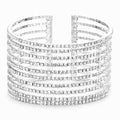 10 Lines Crystal Cuff Spring Bracelet