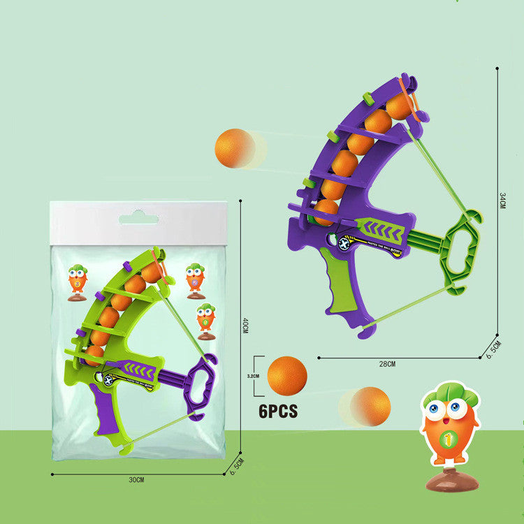 Children's Ejection Sticky Ball Radish Bow
