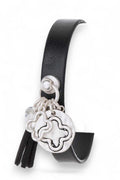 Mix Clover Charm Leather Bracelet
