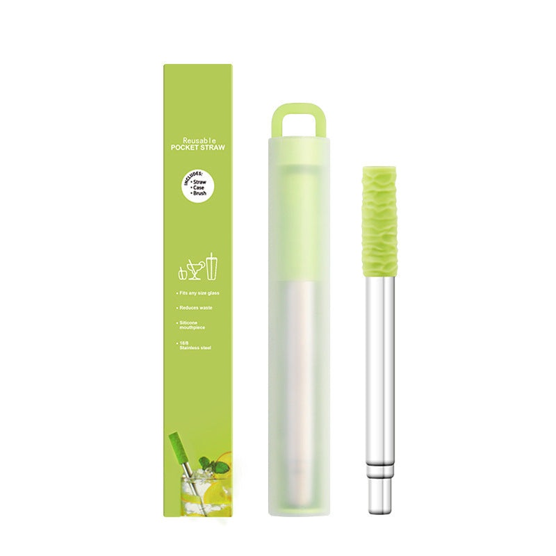 304 stainless steel telescopic straw