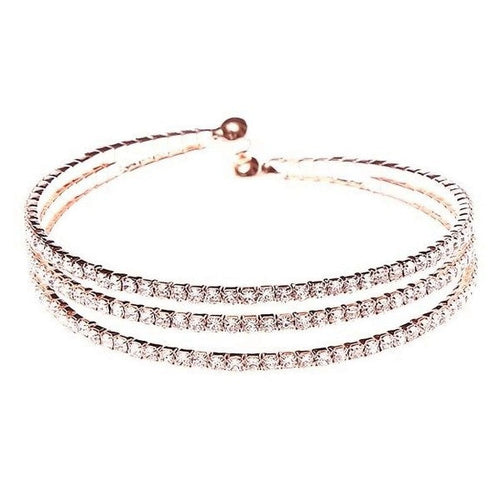 3 Row Split Spring Bracelet