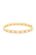 Kid Size Stainless Steel CZ Bangle