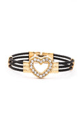 Heart Charm Kid Size Stainless Steel Bracelet