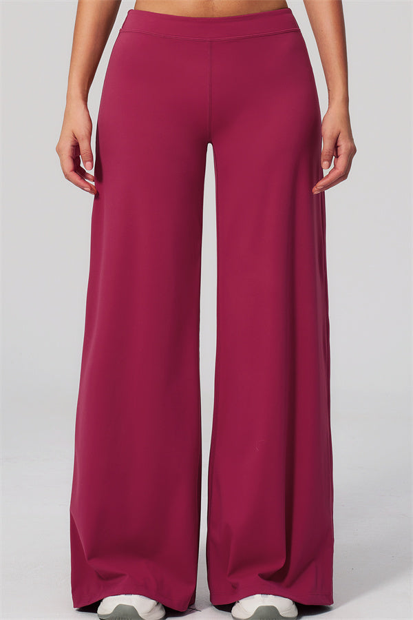 The Revive Crop Top Straight Leg Pants 2-Piece Set