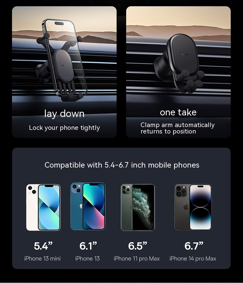 Car Phone Holder Wireless Charger Fixed Anti-shake