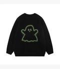 Glow-in-the-Dark Ghost Sweater - Halloween Knit
