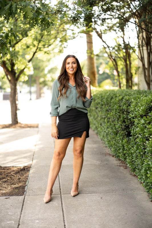 The Savannah Deluxe A-Line Skort