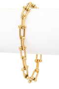 Stainless Steel Paperclip Chain Link Bracelet